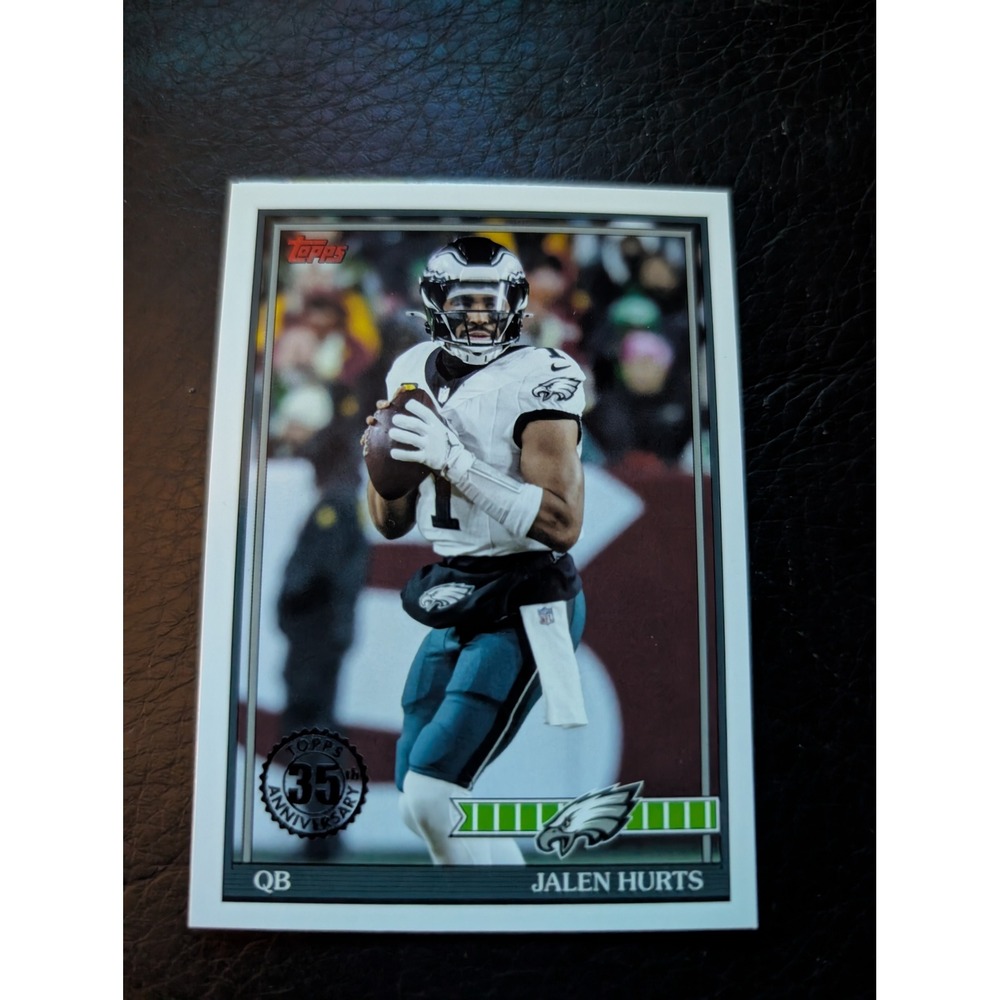 2024 Topps Jalen Hurts Philadelphia Eagles 1989 35th Anniversary 91TF-43 QB